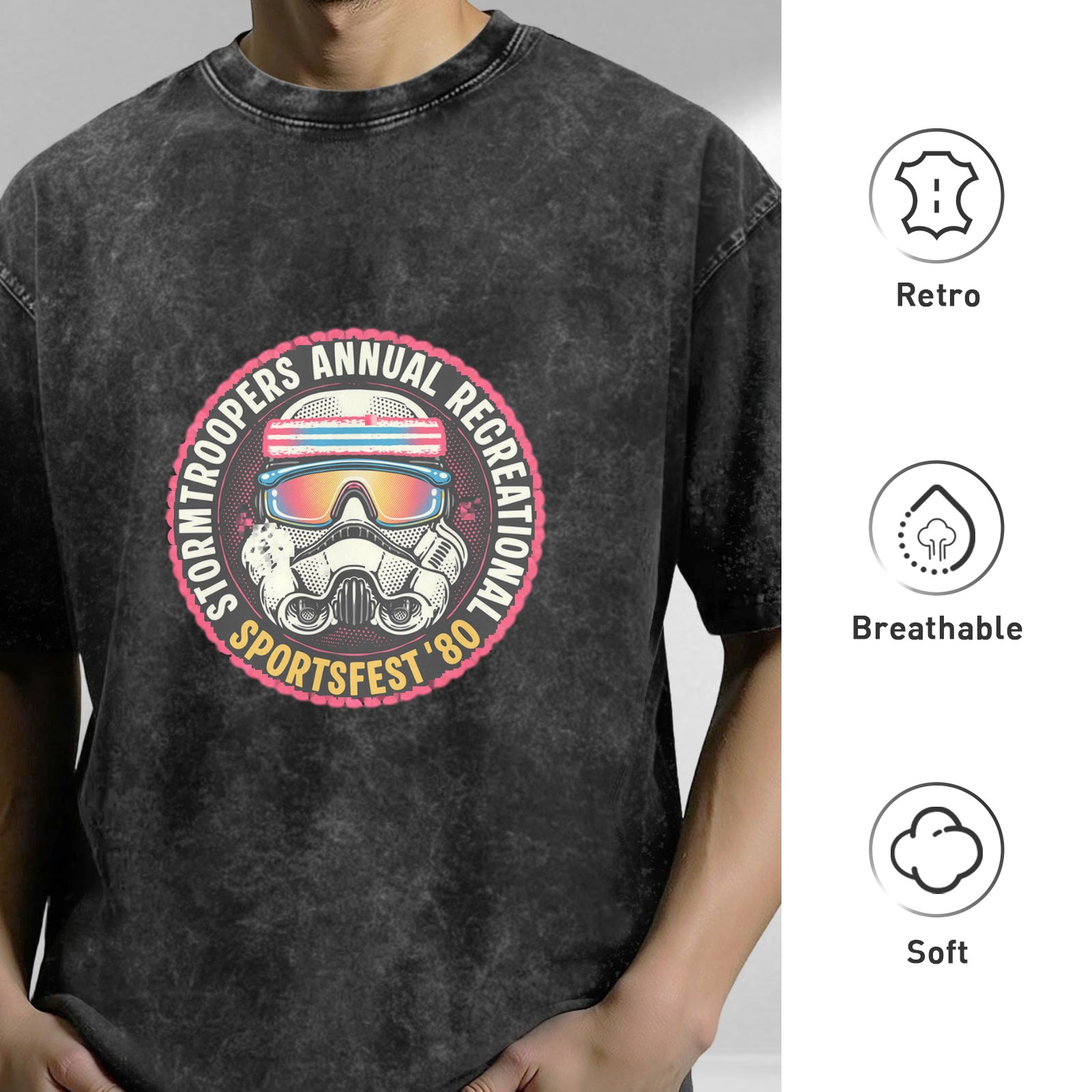 Stormtroopers Annual Recreational Sportsfest '80 Graphic T-Shirt