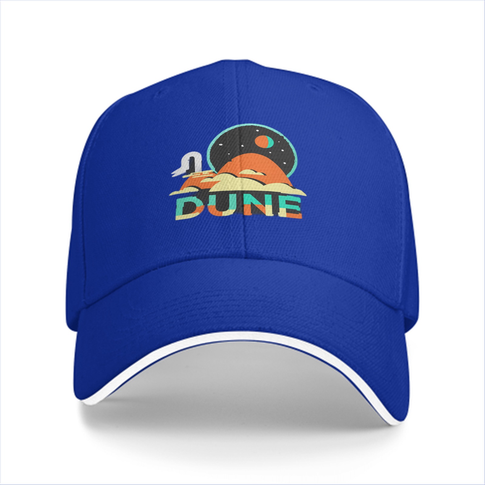 Dune Themed Graphic Black Baseball Cap
