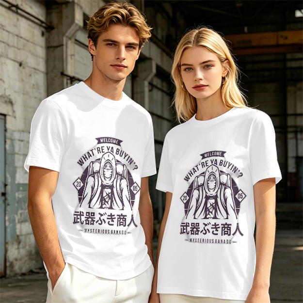 Mysterious Merchant Graphic Olive T-Shirt
