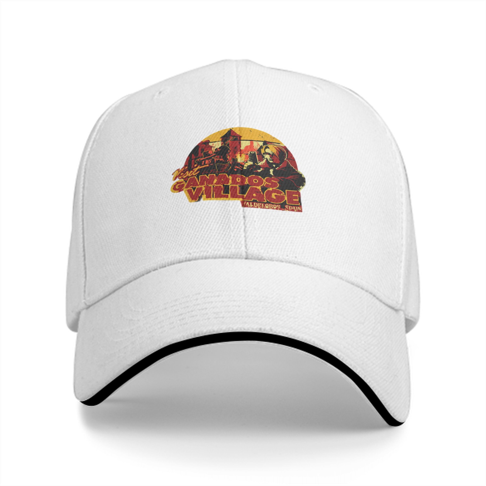 Visit Ganados Village Black Baseball Cap