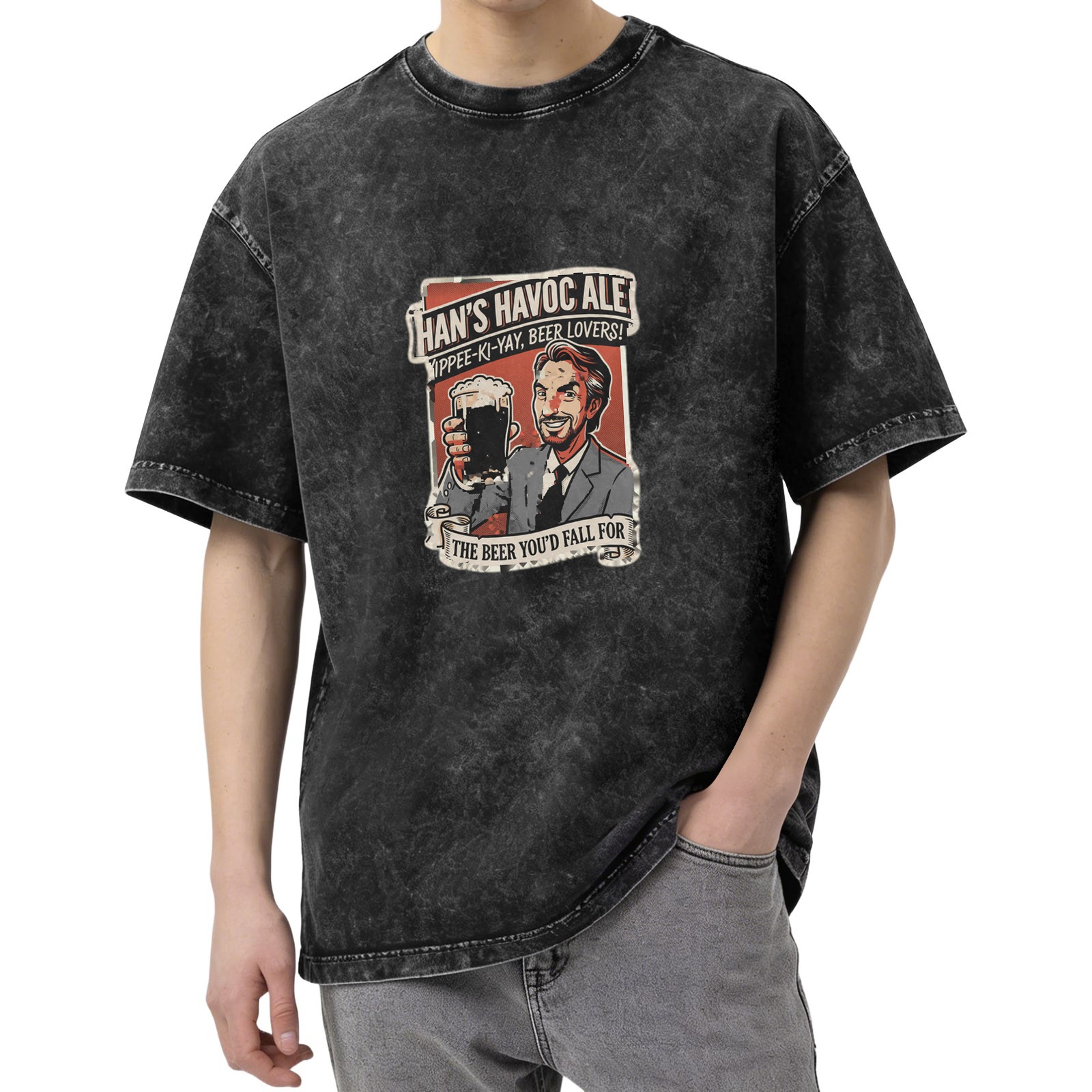 Han's Havoc Ale Beer Lover's Vintage Graphic T-Shirt