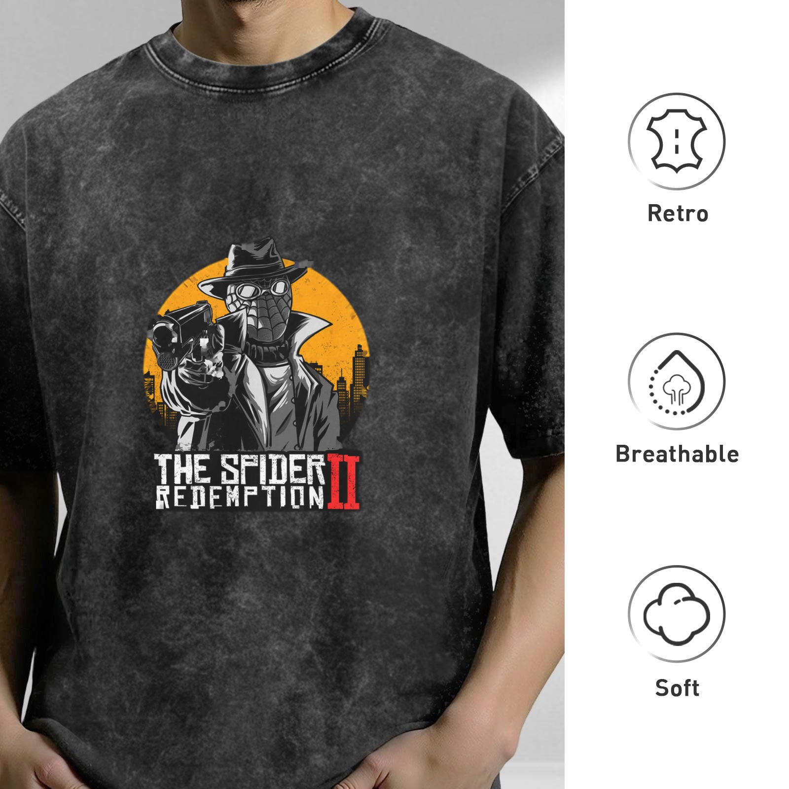 The Spider Redemption II Vintage Graphic T-Shirt