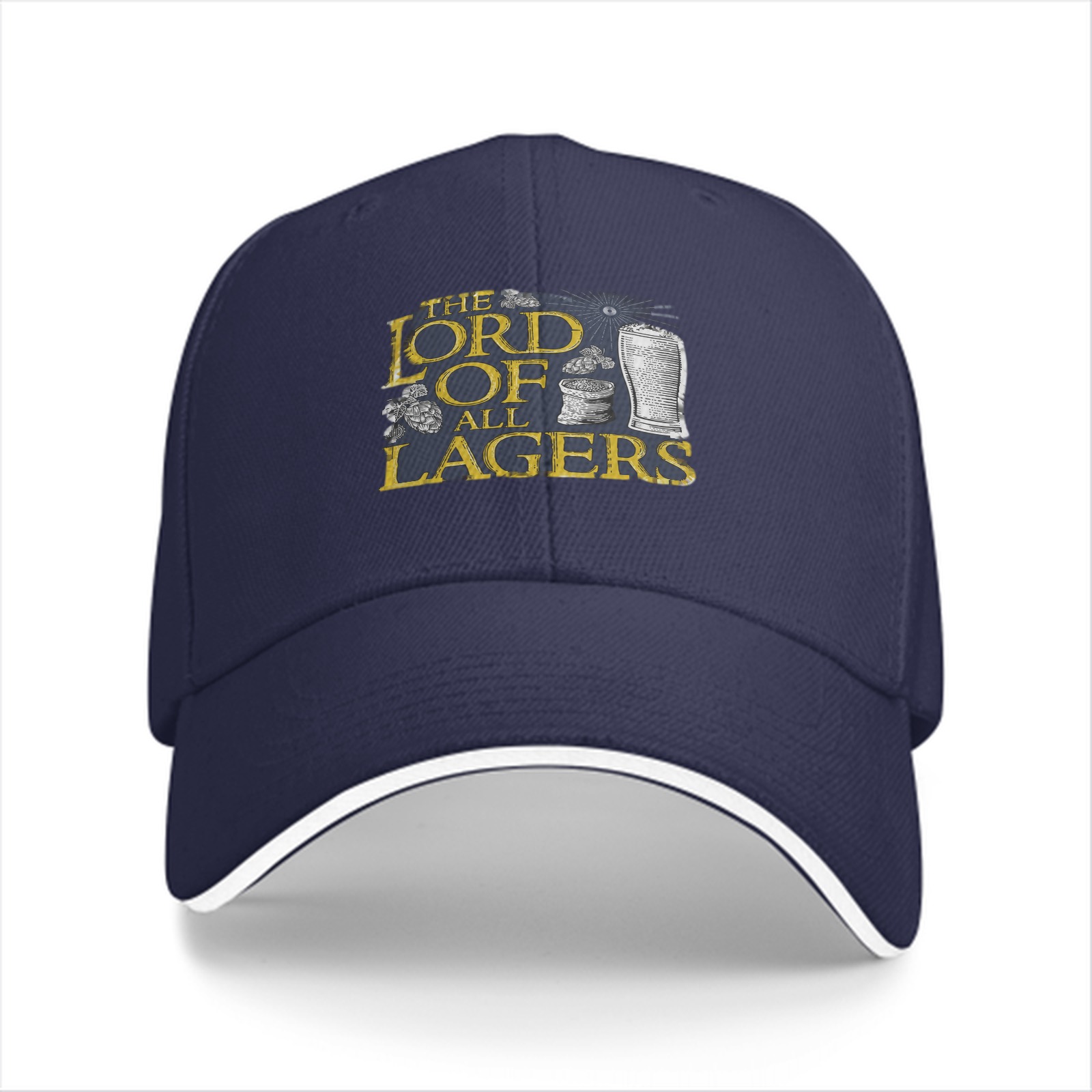 Lord Of All Lagers Black Baseball Cap
