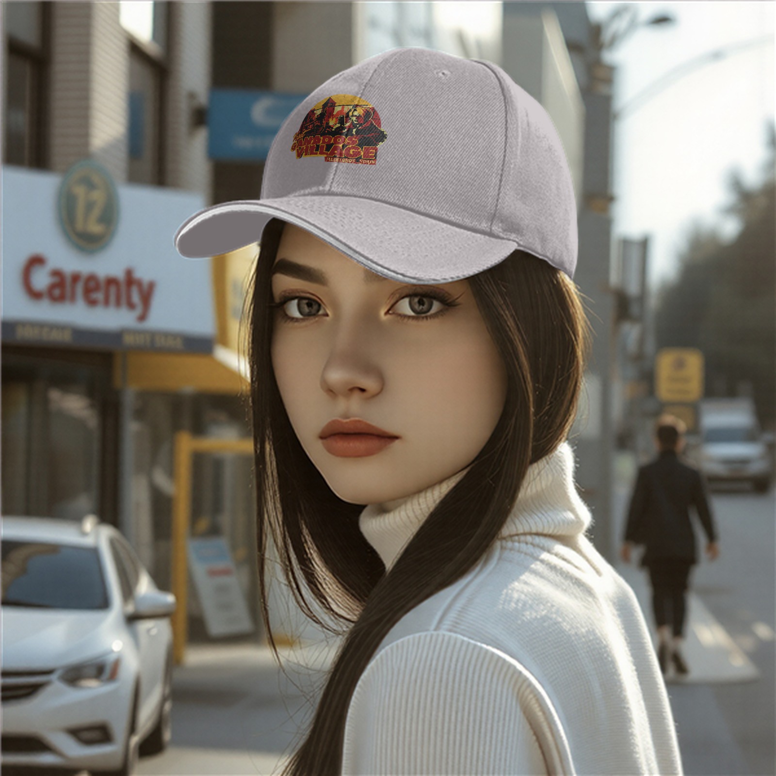 Visit Ganados Village Black Baseball Cap