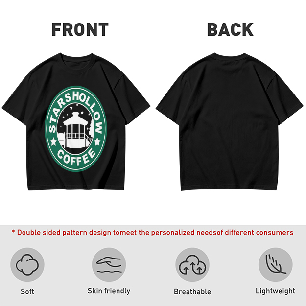 Starshollow Coffee Graphic Olive T-Shirt