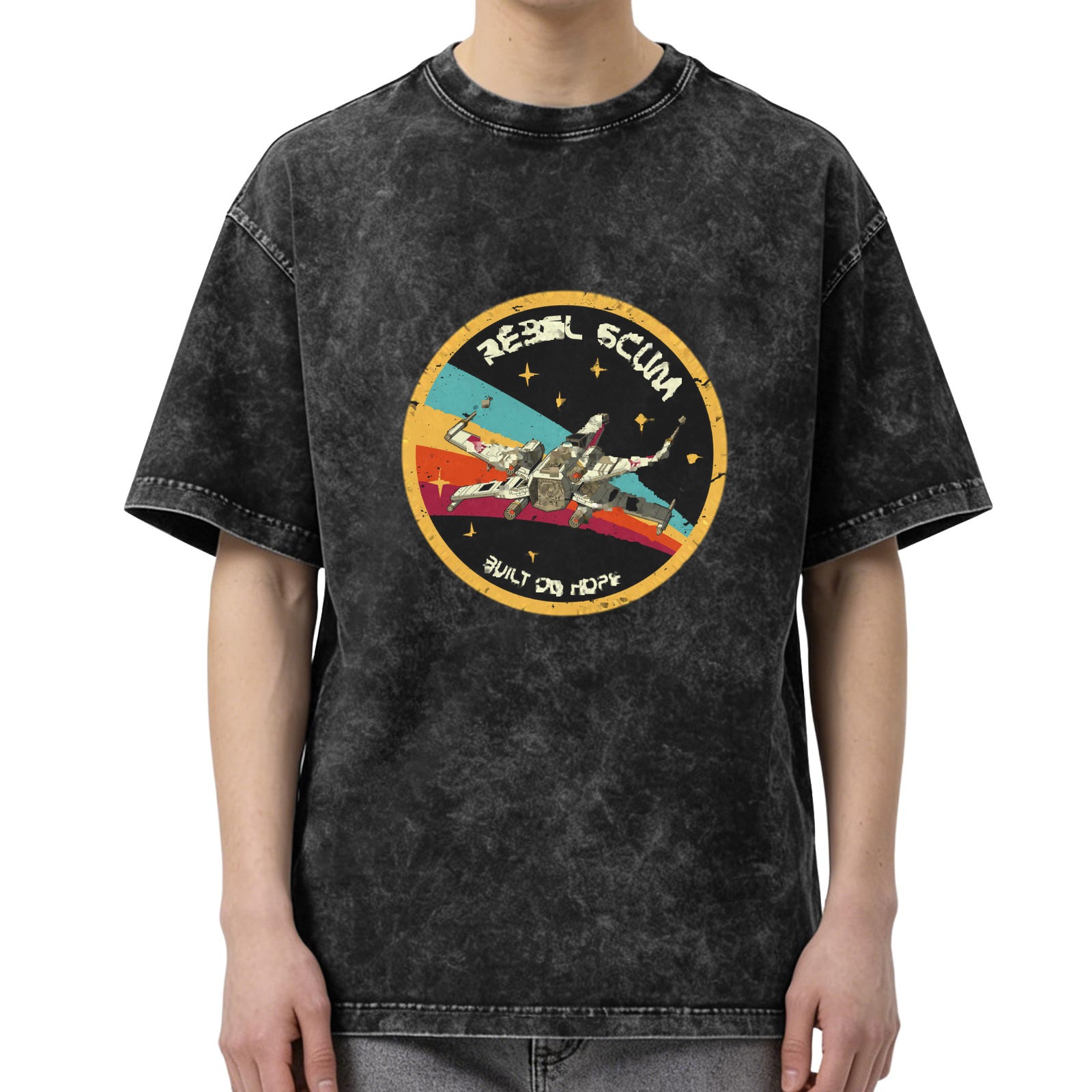 Vintage Star Wars Rebel Scum X-Wing Graphic T-Shirt