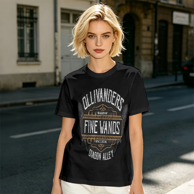 Ollivanders Fine Wands Diagon Alley Themed T-Shirt