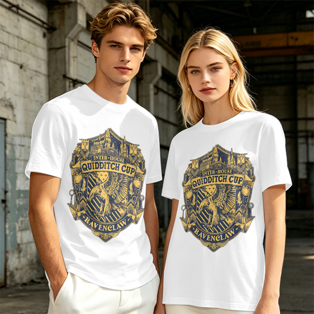 Ravenclaw Inter-House Quidditch Cup Crest Graphic T-Shirt