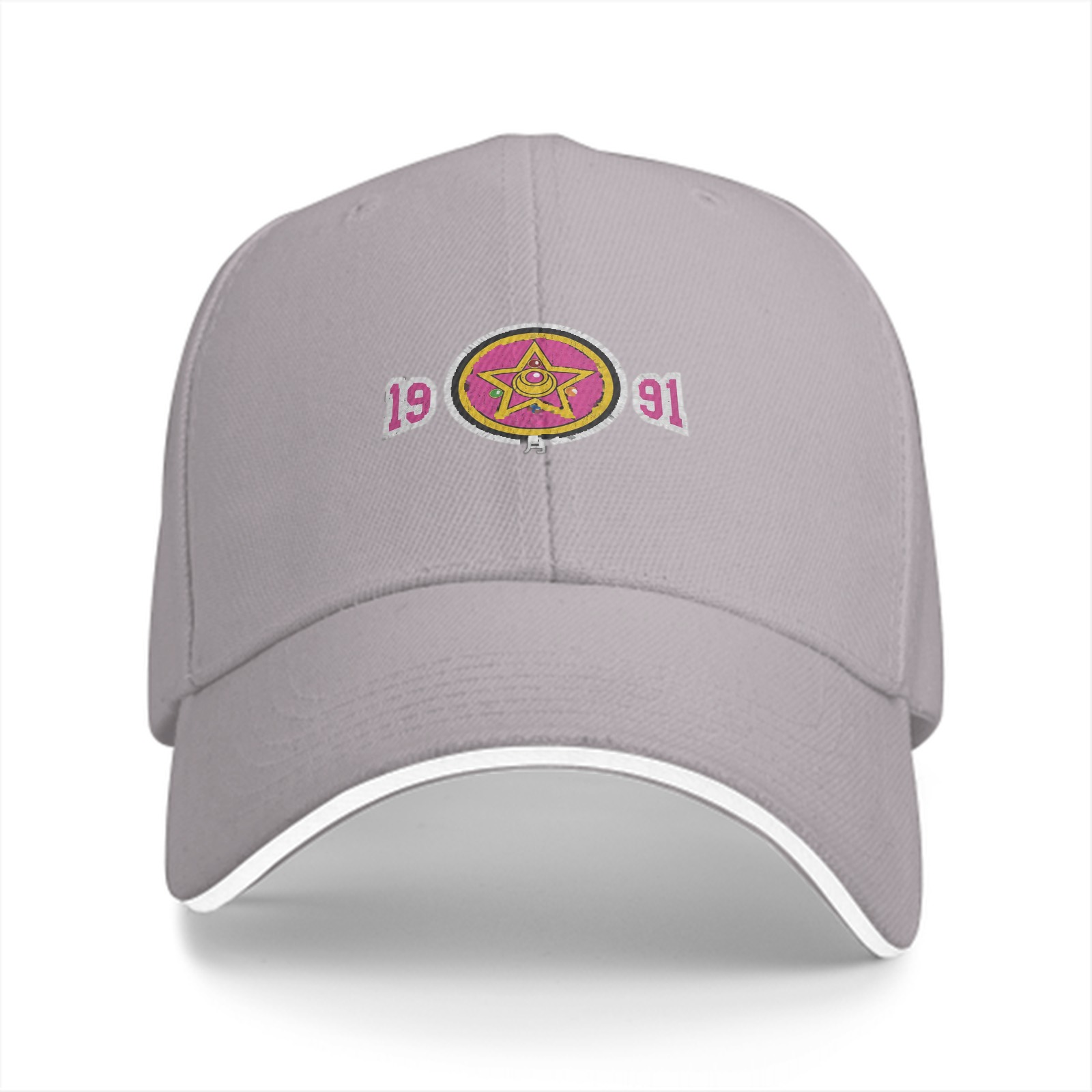 Black baseball cap with 1991 and star emblem graphic