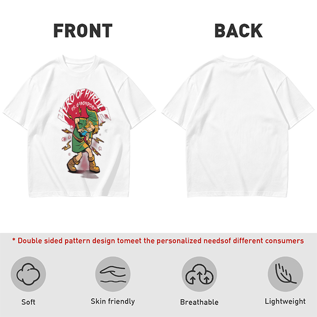 Hero of Hyrule vs Ganondorf Graphic T-Shirt