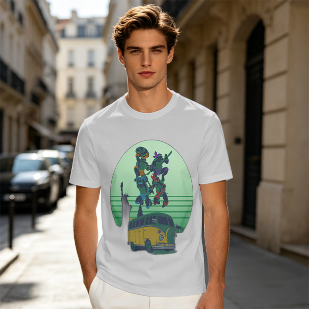 Olive Teenage Mutant Ninja Turtles Graphic T-Shirt