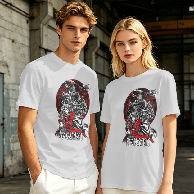 Fullmetal Alchemist Elric Brothers Graphic Tee