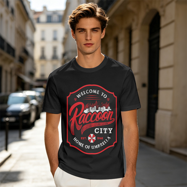 Welcome to Raccoon City Home of Umbrella T-Shirt