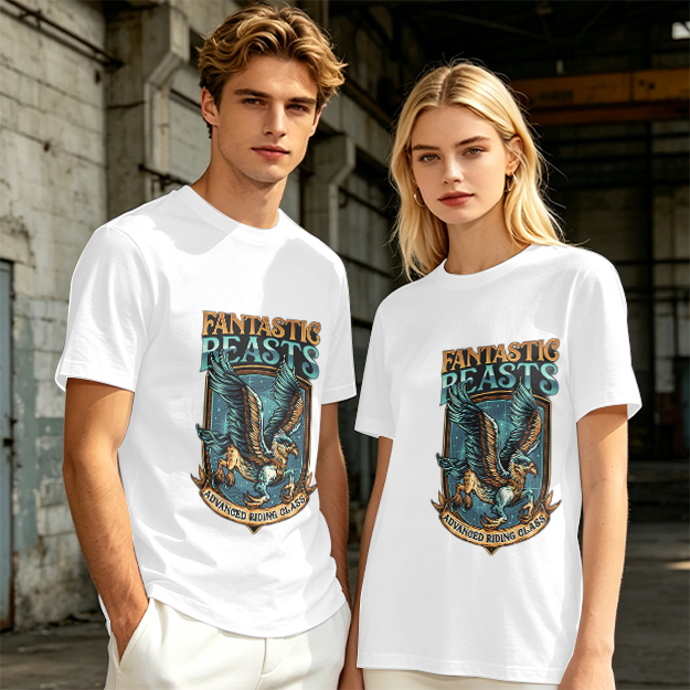 Fantastic Beasts Advanced Riding Class Crest Graphic T-Shirt