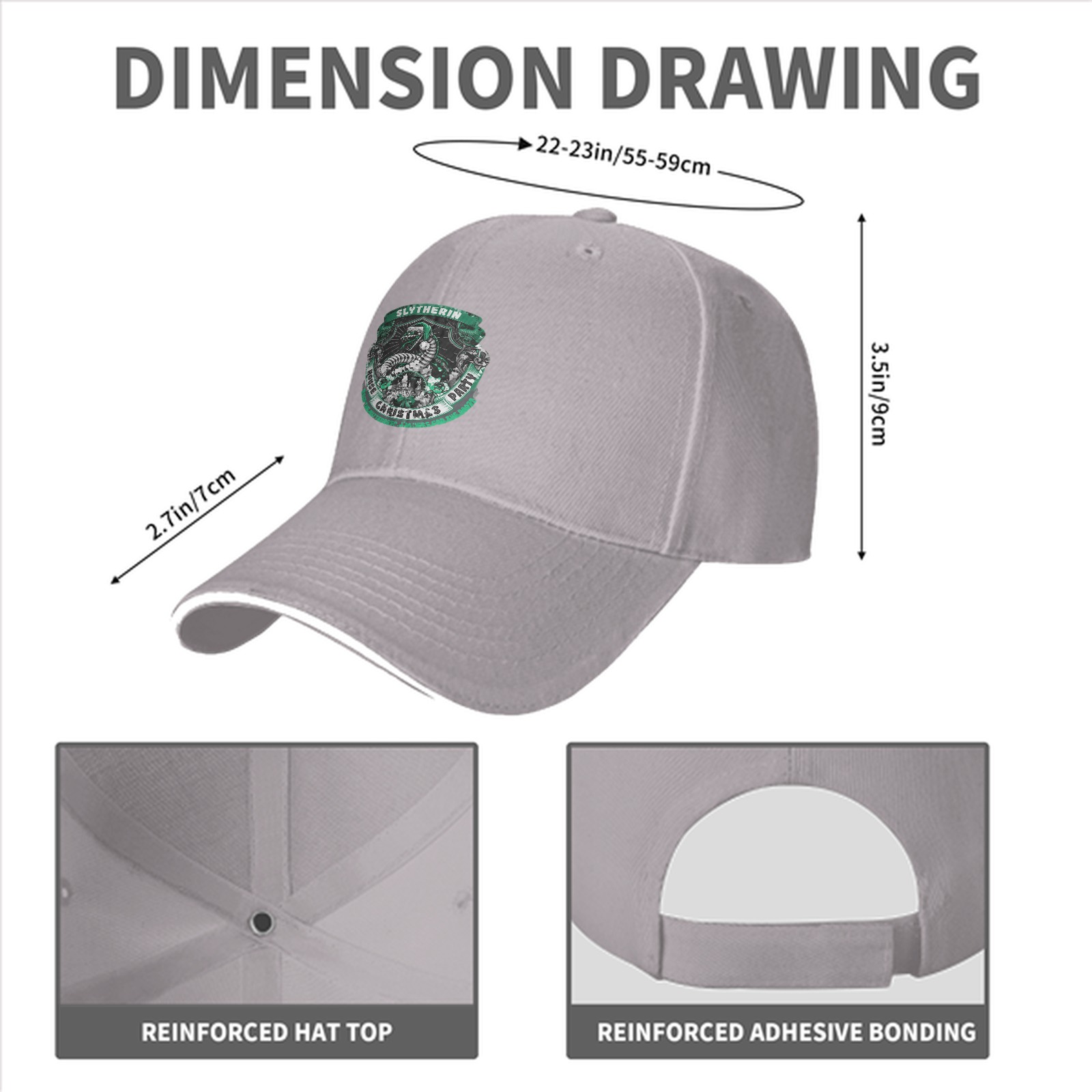 Slytherin House Christmas Party Baseball Cap