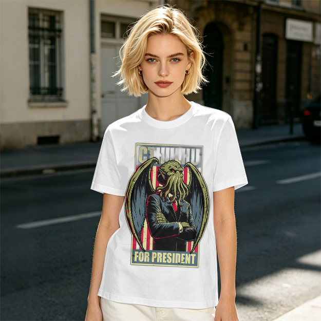 Cthulhu For President Graphic Tee
