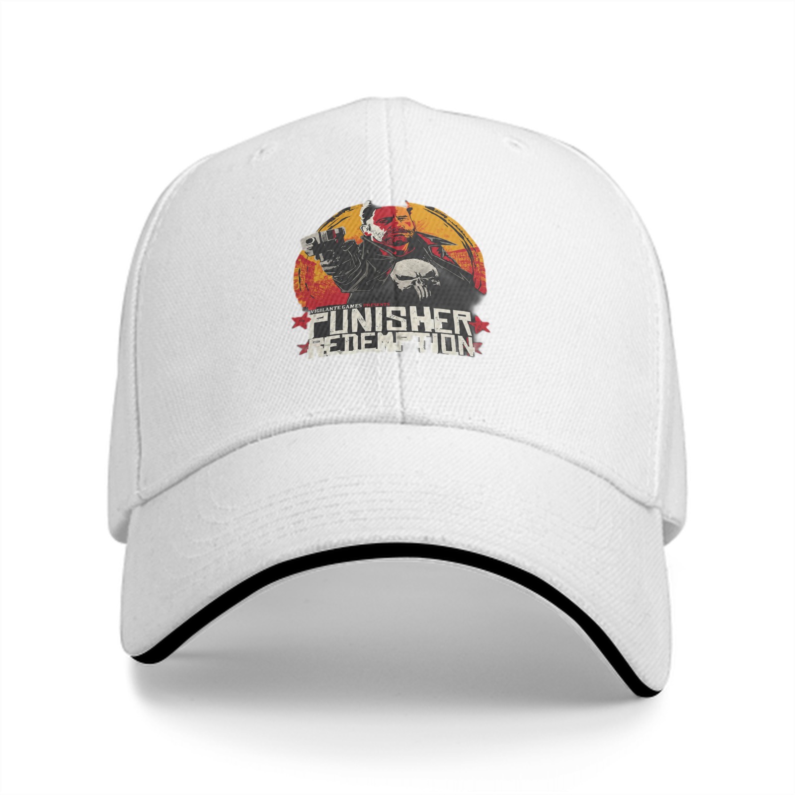 Punisher Redemption Graphic Black Baseball Cap