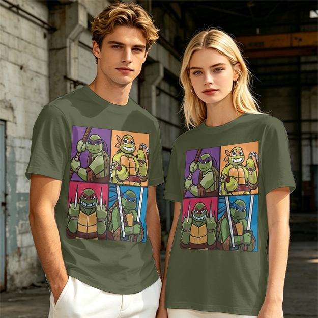 Teenage Mutant Ninja Turtles Group Graphic T-Shirt