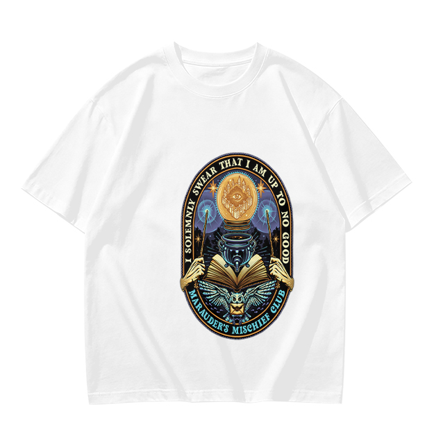 Marauder's Mischief Club Wizard Graphic Olive T-Shirt