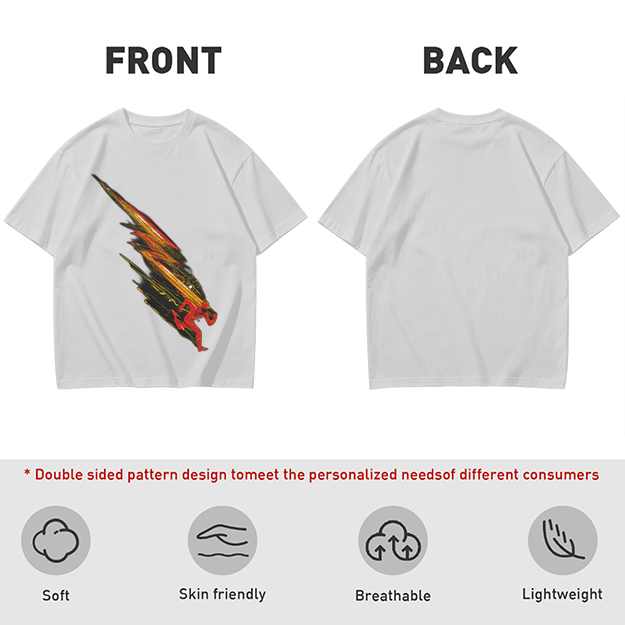 Olive T-shirt with Dynamic Speed Runner Graphic Print