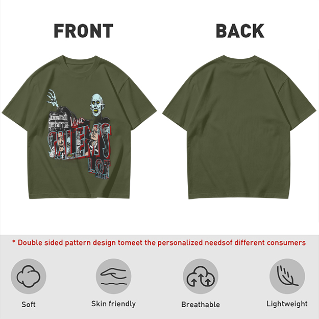 Visit Salem's Lot Horror Graphic T-Shirt