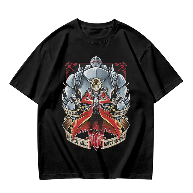 Fullmetal Alchemist Elric Brothers Graphic T-Shirt