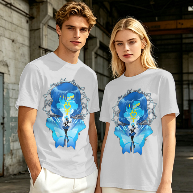 Sailor Mercury Graphic Print Olive T-Shirt