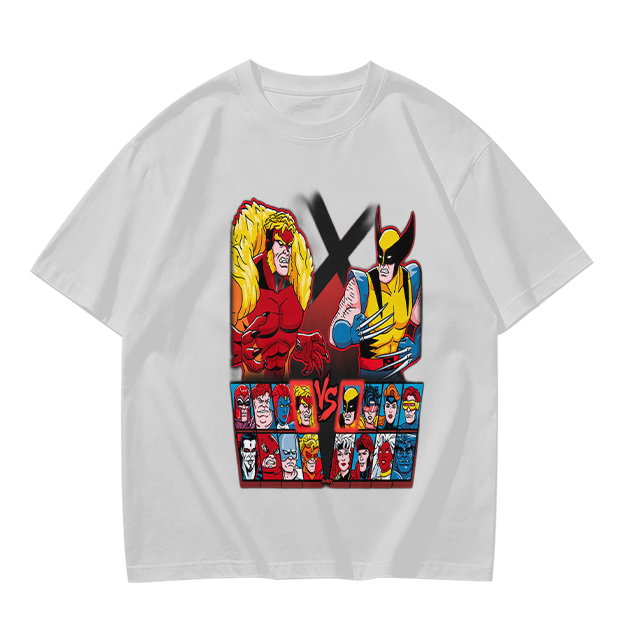 X-Men Wolverine vs Sabretooth Graphic T-Shirt