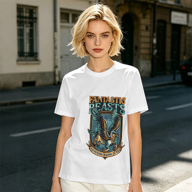 Fantastic Beasts Advanced Riding Class Crest Graphic T-Shirt