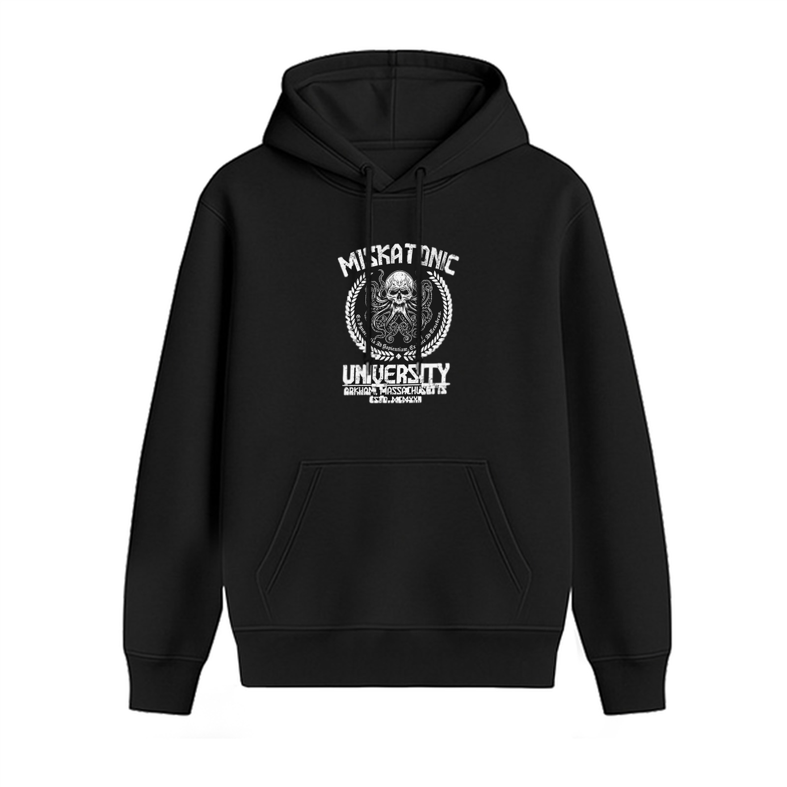 Miskatonic University Cthulhu Graphic Black Hoodie