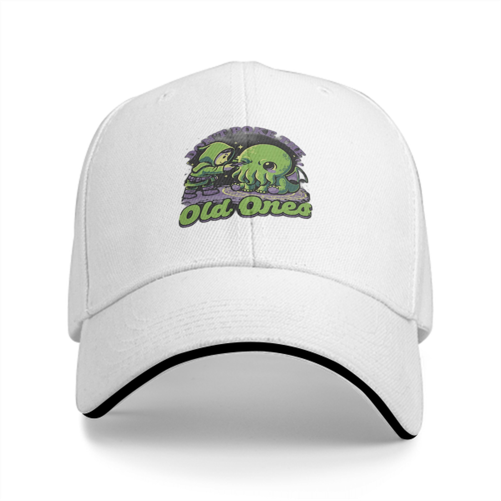Don't Poke The Old Ones Cthulhu Graphic Baseball Cap