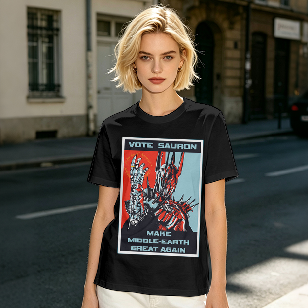 Vote Sauron Make Middle-earth Great Again Graphic T-Shirt