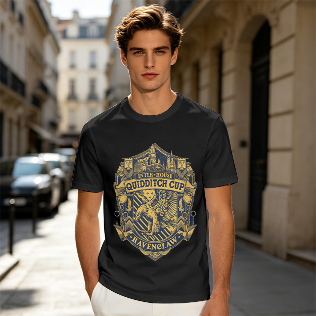 Ravenclaw Inter-House Quidditch Cup Crest Graphic T-Shirt