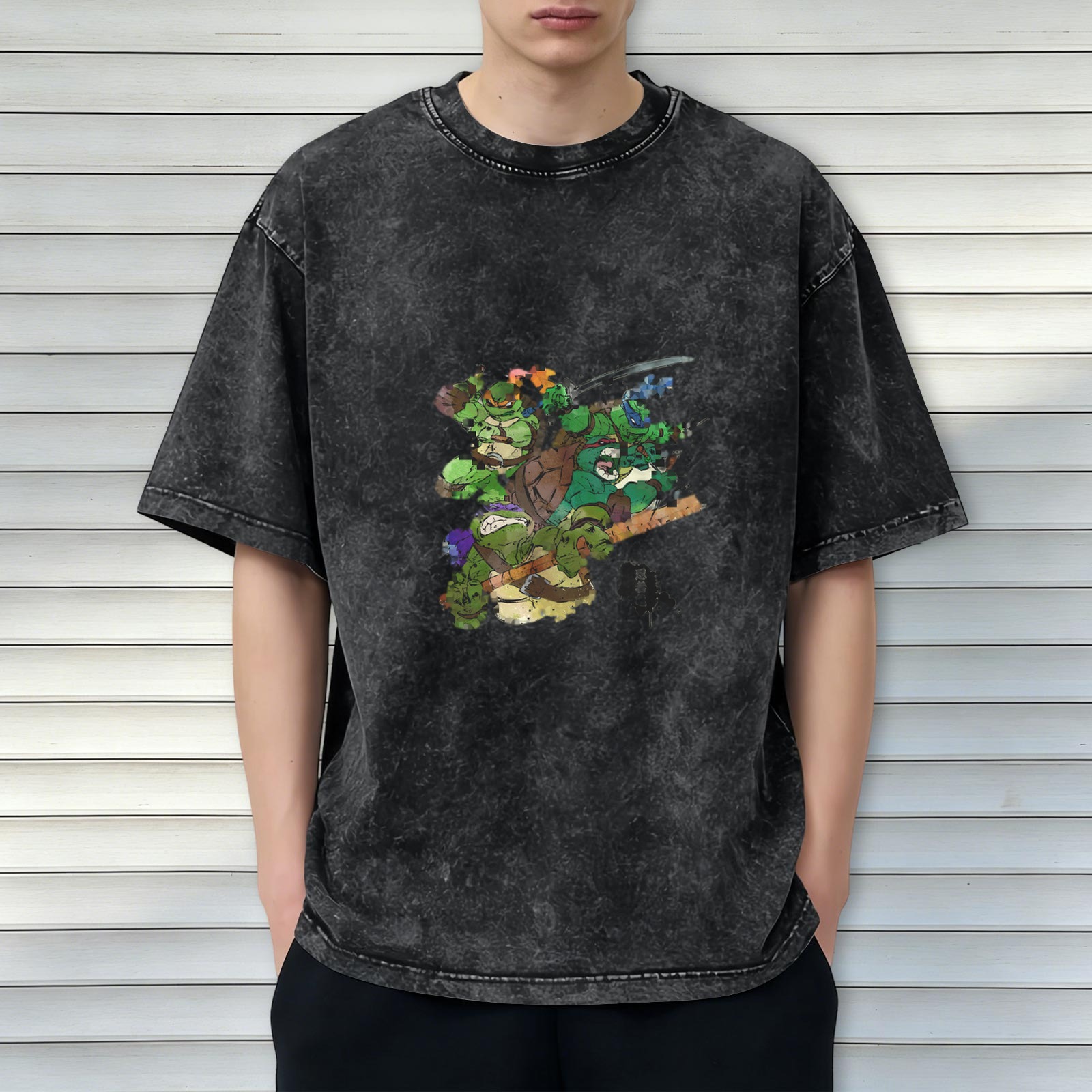 Teenage Mutant Ninja Turtles Graphic Vintage Wash T-Shirt