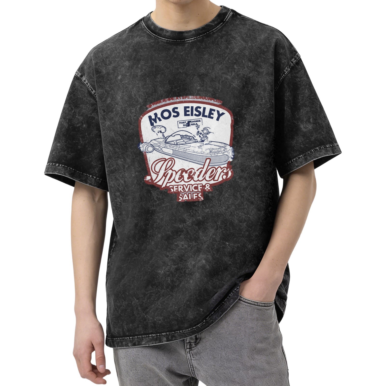 Mos Eisley Speeders Service & Sales Vintage Graphic T-Shirt