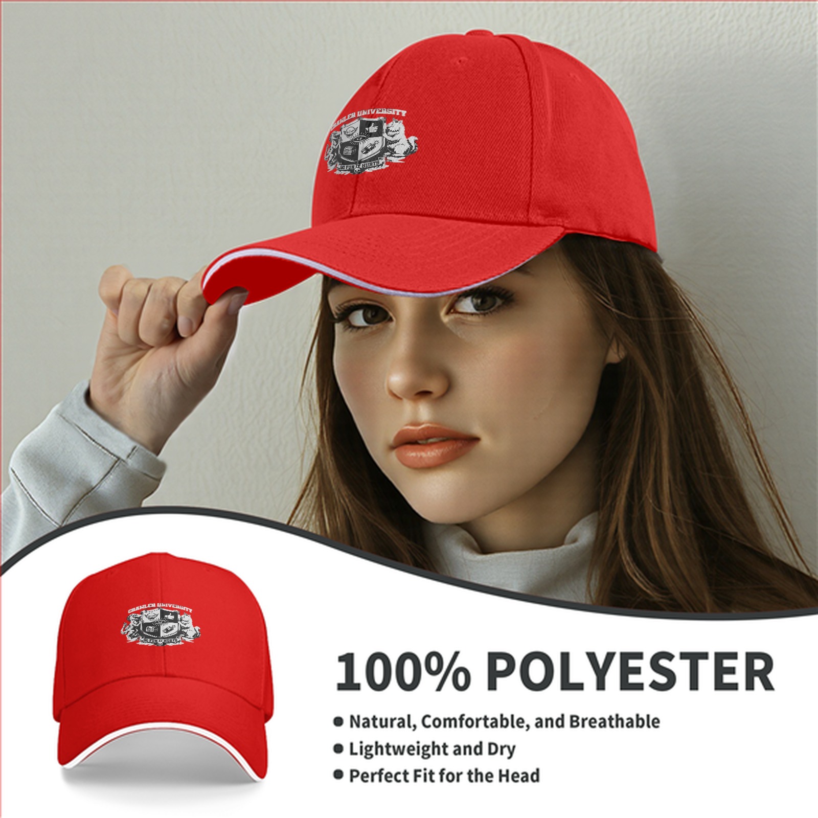 Crawler University So Fun It Hurts Graphic Baseball Cap