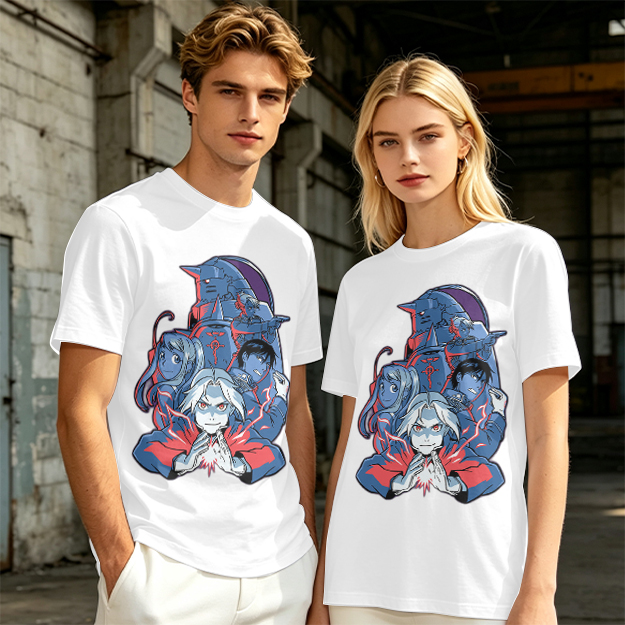 Fullmetal Alchemist Character Group Graphic T-Shirt