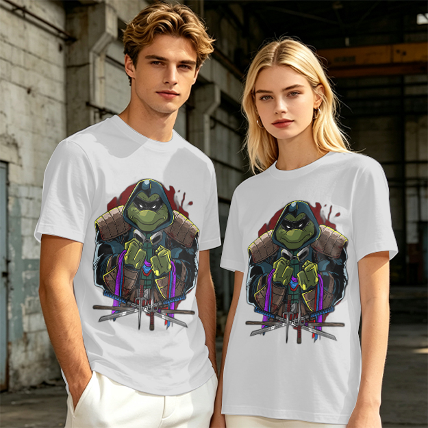 Teenage Mutant Ninja Turtles Hooded Warrior Graphic T-Shirt