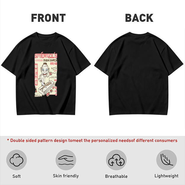 Smeagol's Sushi Shack Themed Graphic T-Shirt