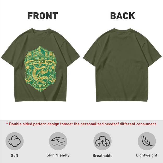Slytherin Inter-House Quidditch Cup Crest T-Shirt