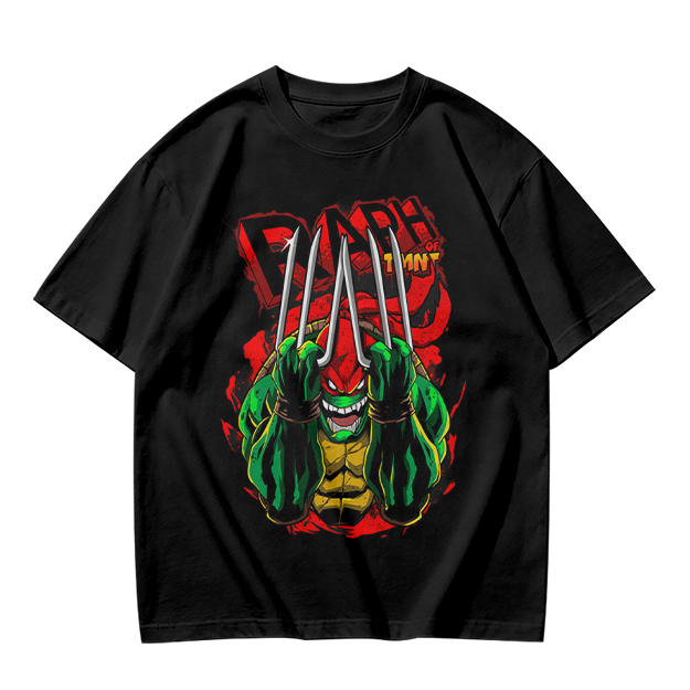 Olive Green Teenage Mutant Ninja Turtles Raphael Graphic T-Shirt