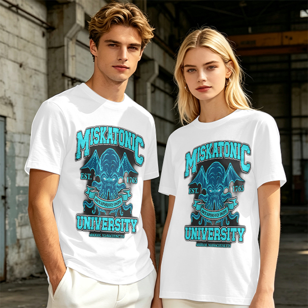 Miskatonic University Cthulhu Graphic Olive T-Shirt