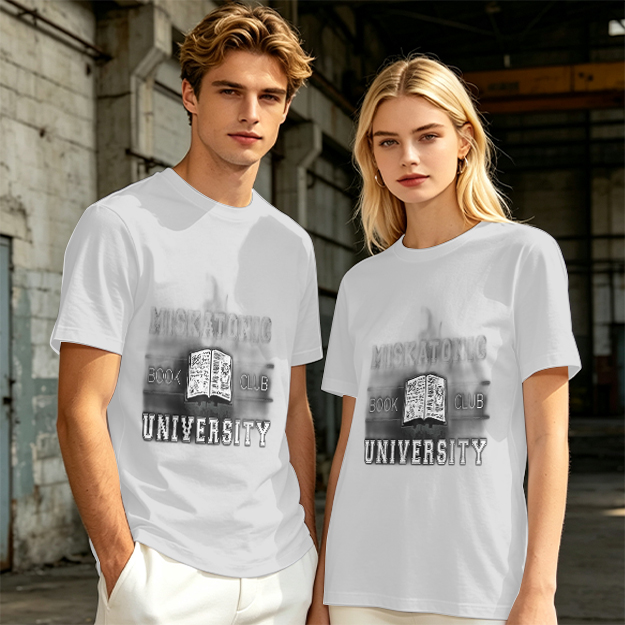 Miskatonic University Book Club Graphic Olive T-Shirt
