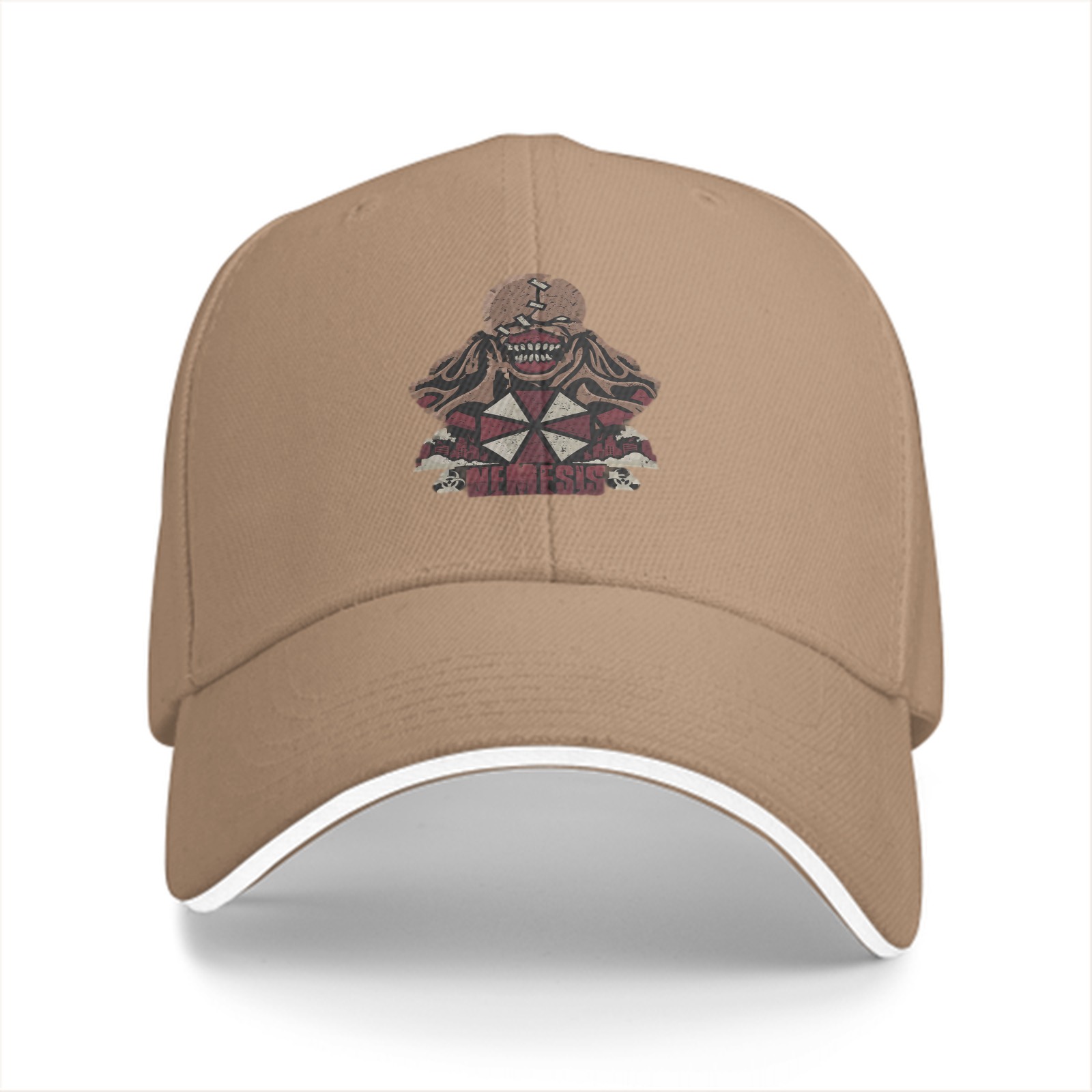 Resident Evil Nemesis Umbrella Logo Black Baseball Cap