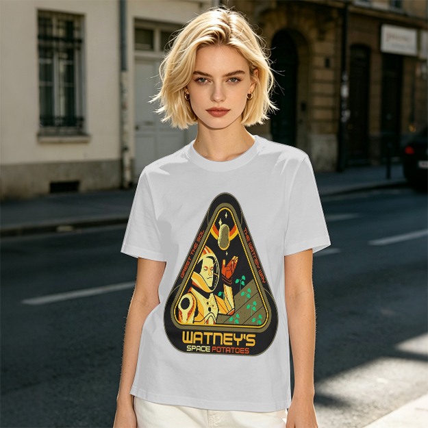 Watney's Space Potatoes Astronaut Graphic T-Shirt