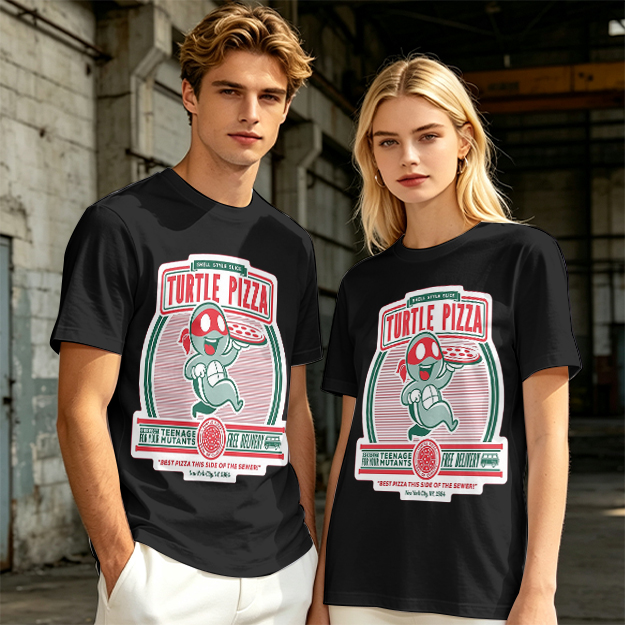Turtle Pizza Teenage Mutant Ninja Turtles Graphic T-Shirt