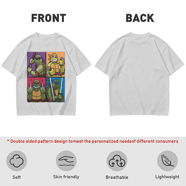 Teenage Mutant Ninja Turtles Group Graphic T-Shirt