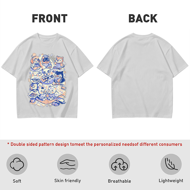 Animal Crossing Character Group Graphic Tee