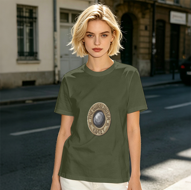 Olive T-Shirt With The Gunslinger Ka-Tet Emblem Print