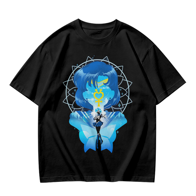 Sailor Mercury Graphic Print Olive T-Shirt